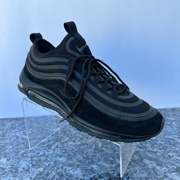 Nike Air Max 97 Ultra 17 SE Men's Size 13 Triple Black 924452-001